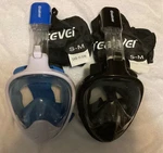 Two Greatever G2 Full Face Snorkel Maskswith Dry Top System, Both S-m. Fixed Price $40.00.