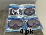 4PK Swimline 9470 Kauai Kids Snorkeling Masks (choose Color). Fixed Price $26.99.