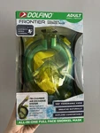 New Dolfino Frontier All-in-one Full Face Snorkel Mask Adult Small/medium. Fixed Price $35.00.
