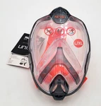 Seac Unica (new Gen) Full Face Mask Color Black/orange Snorkel Size L/xl. Fixed Price $39.99.
