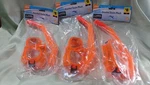 Swimgear Junior Snorkel Mask Pc Lens Orange Adjustable Ages 4+ Lot Of 3!. Fixed Price $16.99.