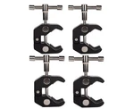 Qyxinc 4PACK Super Clamp With 1/4 And 3/8 Thread For Photography,camera Black. Fixed Price $27.46.