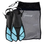 Seavenger Snorkel Swimming Training Fins Mesh Bag Set Adult Kid Dodger Blue. Fixed Price $24.00.