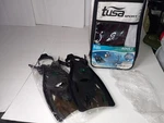 Tusa Sport 100% Crystal Silicone Long Blade Snorkeling Fins- Medium Size 3-8. Fixed Price $55.95.