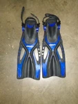 Promate Pace Youth Junior Fins Snorkeling Diving Swimming Blue - Size S/m. Fixed Price $9.98.