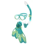 Speedo Junior Dive Reefscout Msf Set Kids' Snorkel - Aqua Breeze/clear. Fixed Price $17.99.