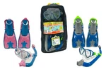 Us Divers Junior Snorkel Set With Fins Premium Youth Diving Mesh Bag. Fixed Price $34.99.