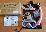 Supertrip Scuba Snorkeling Package Freediving Mask Set Pink New. Fixed Price $24.95.