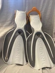 Oceanic Open Heal Scuba Snorkel Swim Dive Fins Euc Men's 5-8.5/ Women 6-9.5. Fixed Price $27.29.