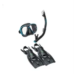 Tusa Powerview Dry Adult Mask,snorkel And Fin Set. Fixed Price $103.00.