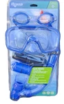 Aqua San Remo 5-PIECE Age 6+ Pool Dive Set Mask, Snorkel, Goggles, & Bag Blue. Fixed Price $25.99.