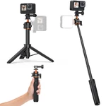 Vrig Extendable Portable Selfie Stick Mini Tripod With Cold Shoe Mount For Gopro. Fixed Price $24.99.