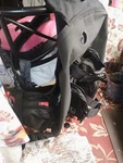 Aqua Lung Buoyancy Compensator Black And Red Accents With Multiple Pockets. Fixed Price $232.48.
