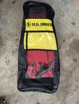 U.s. Divers Sideview Adult Snorkeling Set Red-, Snorkel, Fins Size Large. Fixed Price $24.50.