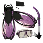 Snorkeling Scuba Dive Gear Mask Fins Package Set With Mesh Carrying Bag. Fixed Price $44.95.