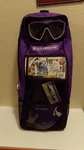 Us Divers Snorkel Set New Bag Fin Size Small Women. Fixed Price $71.99.
