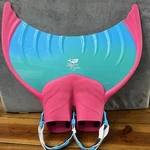 Mermaid Linden Youth Monofin One Size By Body Glove, Pink Teal And Blue. Fixed Price $28.00.