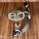 Aqua Lung Sport Snorkel & Mask Set Dual Lens Tempered Glass Silicone Adult Purge. Fixed Price $29.99.