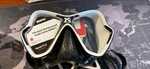 Mares X Vision Black And White Diving Mask. Fixed Price $55.00.