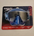 Speedo Adult 14+ Expandable View Mask Goggles Blue - Travel Friendly Easy Pack. Fixed Price $10.15.