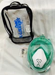X-lounger Full Face Snorkel Mask Free Breath FOLDABLE-180 Panoramic View- Green. Fixed Price $19.99.