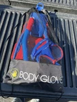 Body Glove Youth Snorkeling Set Jr Red & Blue With Bag Mask, Fins. Fixed Price $20.00.