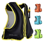 Vennerli Inflatable Buoyancy Vest For Water Sports - Black, Adult Size Only. Fixed Price $38.77.