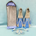 Us Divers Proflex Water Sports Set; Fins Goggles Snorkel Blue Gray Large Adult. Fixed Price $29.99.