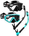 Aegend 2 Pack Dry Snorkel Set Adults Panoramic Anti-fog Mesh Bag. Fixed Price $49.99.