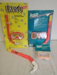 New Old Stock Aqua Explorer Series Dive Mask Snorkel- Largo Combo- Junior Lot. Fixed Price $19.95.