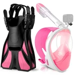 Snorkeling Packages, Full Face Mask For Adults & Youth With Camera Mo.... Fixed Price $54.32.