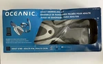 Snorkeling Diving Set Oceanic Adult Size L/xl Whitegreyblue New Only. Fixed Price $28.00.