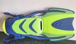 Single (1) Replacement U.s. Divers Youth Silicone Snorkel Fin Sz 3-6. Fixed Price $8.00.