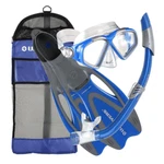 U.s. Divers 256990 Adult Cozumel Mask With Fins And Gearbag. Fixed Price $30.00.