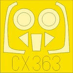 Eduard CX363 1/72 Paint Mask For Airfix Typhoon Mk.ib Canopy Set. Fixed Price $6.99.