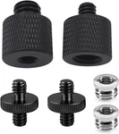Threaded Tripod Screw Adapter Double Head Stud Standard Mounting Black. Fixed Price $14.76.