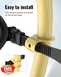 Wstoo Adult Diving Snorkel Flexible Foldable Silicone Travel. Fixed Price $20.00.
