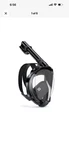 Wstoo Full Face Snorkel Mask Adult L/xl 180 Panoramic View W/ Camera Mount New. Fixed Price $18.00.