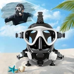 Us Stock 180 View Panoramic Full Face Scuba Diving Mask Support Tank. Fixed Price $89.99.