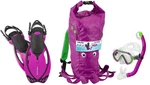 Head Sea Pals Jr Kids Mask Dry Fins Set Diving Snorkeling Purple Squid. Fixed Price $39.95.