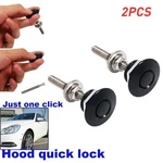 2PCS Push Button Quick Release Hood Bonnet Pins Lock Clip Car Bumper Latch Kit. Fixed Price $12.34.