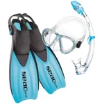 Seac Tris Sprint Dry Snorkeling Set, X-small/small, Blue. Fixed Price $26.99.