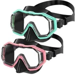 Bairuifu Kids Swim Goggles Snorkel Mask, Latest 3-WINDOW Lens Wide Vision, Cryst. Fixed Price $15.00.