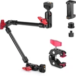 22IN Magic Arm With Clamp, Long Articulating Camera Mount, Adjustable Phone. Fixed Price $57.94.