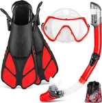 Mask Fin Set, Travel Size Snorkeling Gear For Adults With Panoramic View. Fixed Price $52.74.