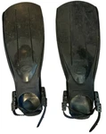 Aqua Lung Fins Deep Sea Pulse Scuba Diving Swim Open Heel Black Sz Small. Fixed Price $27.00.