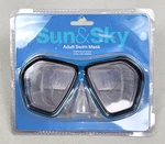 Sun & Sky Blue Adult Swim Mask With Shatterproof Lenses Extra Wide Viewing New. Fixed Price $14.99.