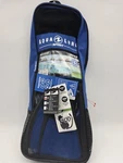 Aqua Lung Bag With Us Diver Mask, Snorkle, And Size Adult Small Fins. Fixed Price $40.00.