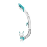 Oceanic Ultra Dry Snorkel, White/sea Blue, Snorkels, (07.1224.89). Fixed Price $67.95.