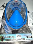 Maui And Son's Full Face, Snorkel Mask Adult S/m With Camera Mount. Fixed Price $19.99.